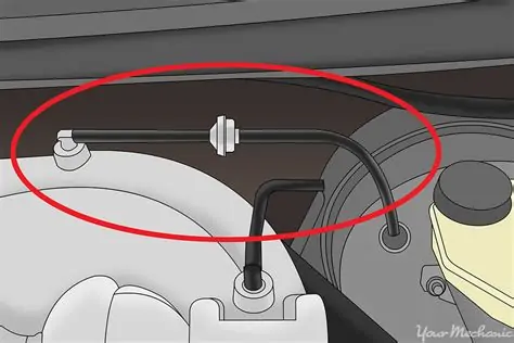 brake booster check valve location