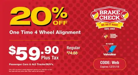 brake check coupon