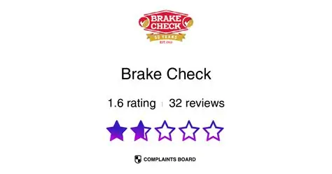 brake check reviews