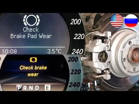check brake pad wear mercedes reset