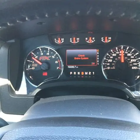 check brake system ford