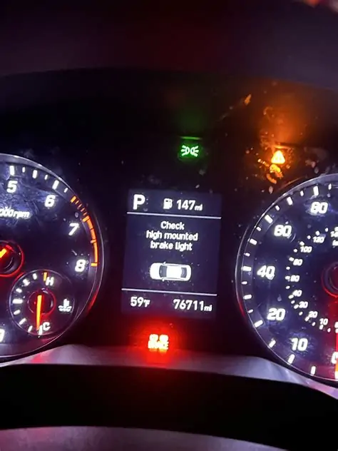 check high mounted brake light