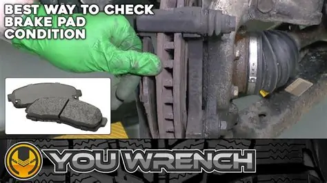 how do you check brake pads without removing wheels