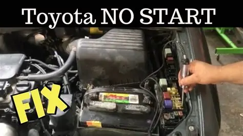 toyota sienna won't start check brake system